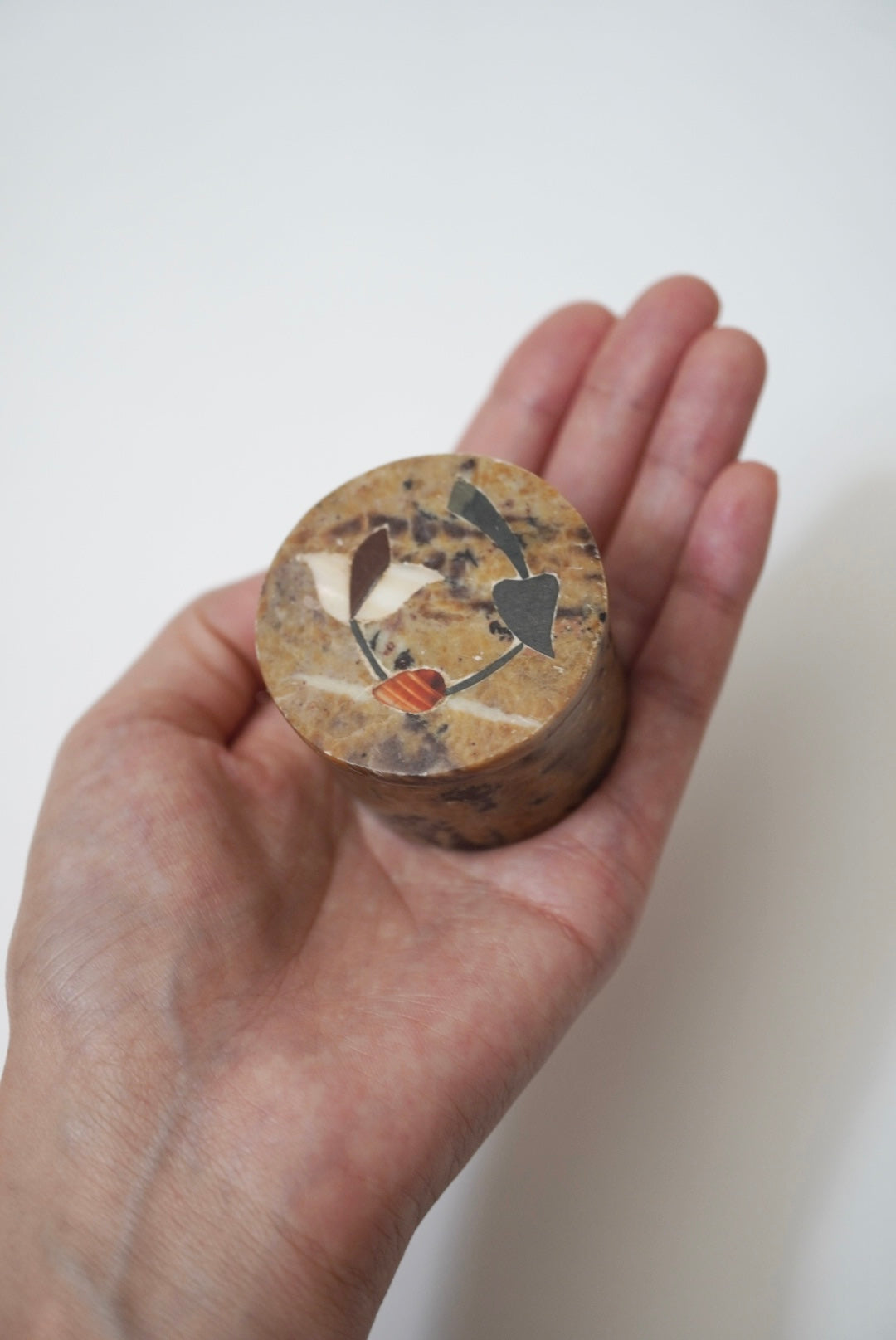 Stone Jewelry Case - Circle