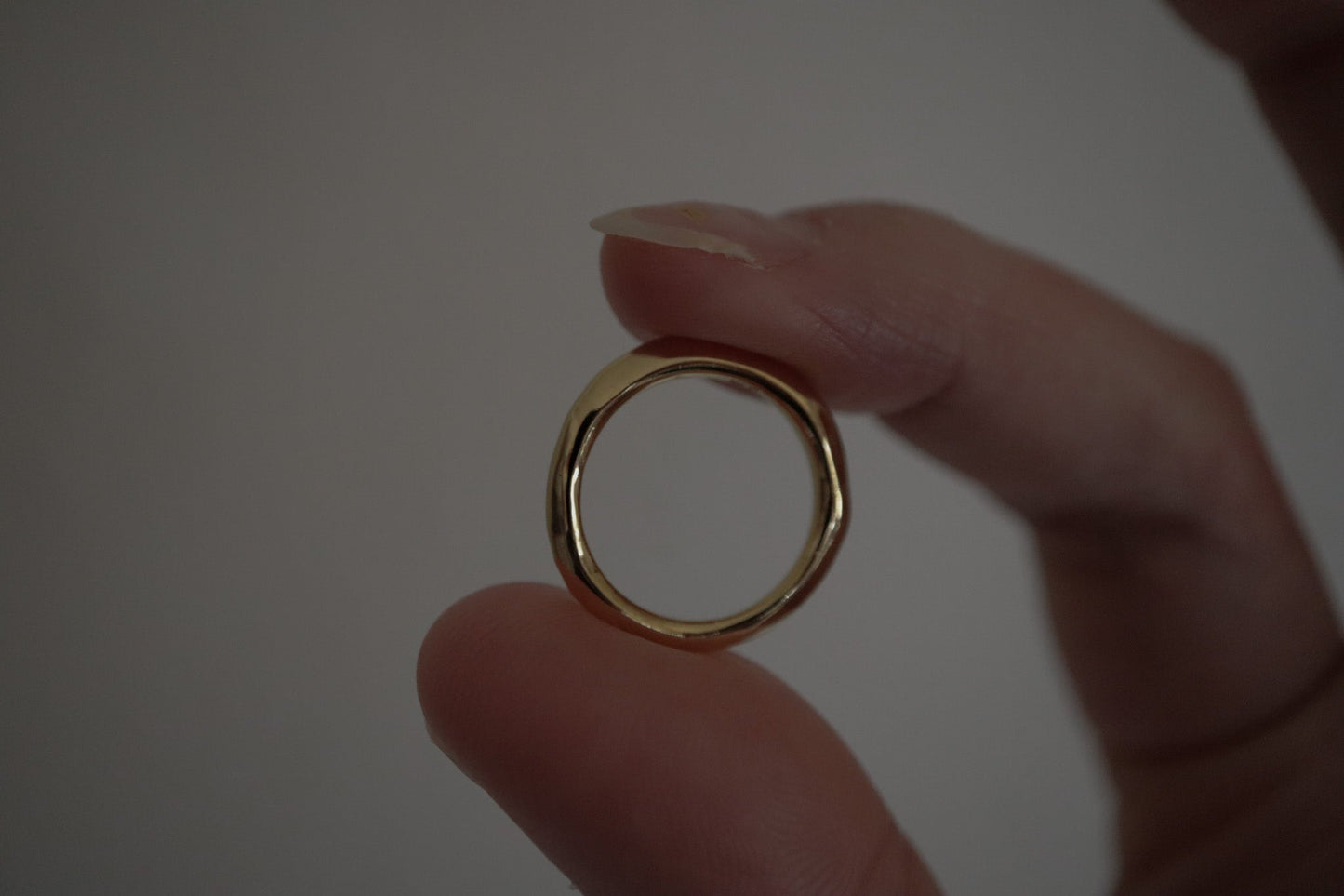 Pinky layered ring / thin / silver / gold