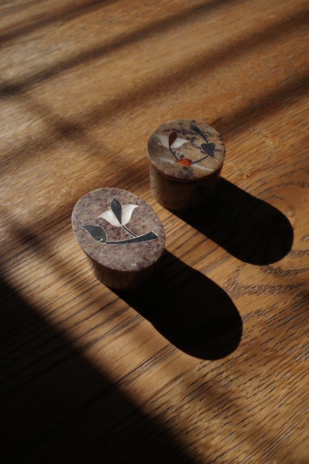 Stone Jewelry Case - Circle