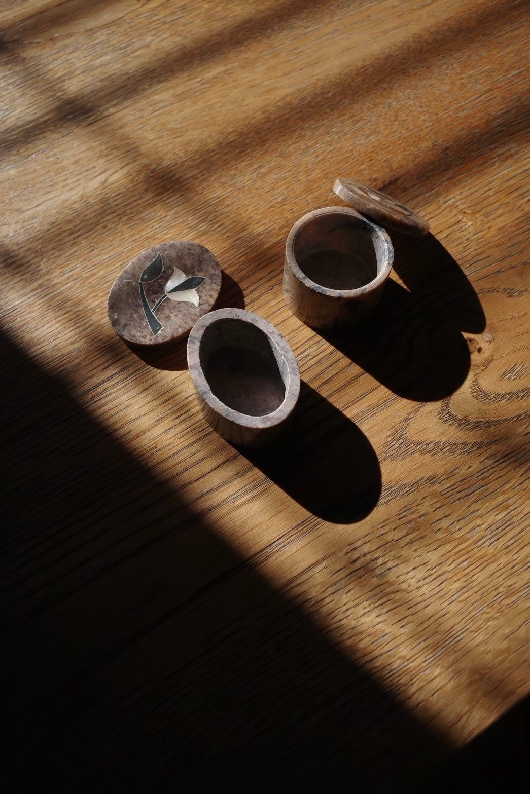 Stone Jewelry Case - Circle