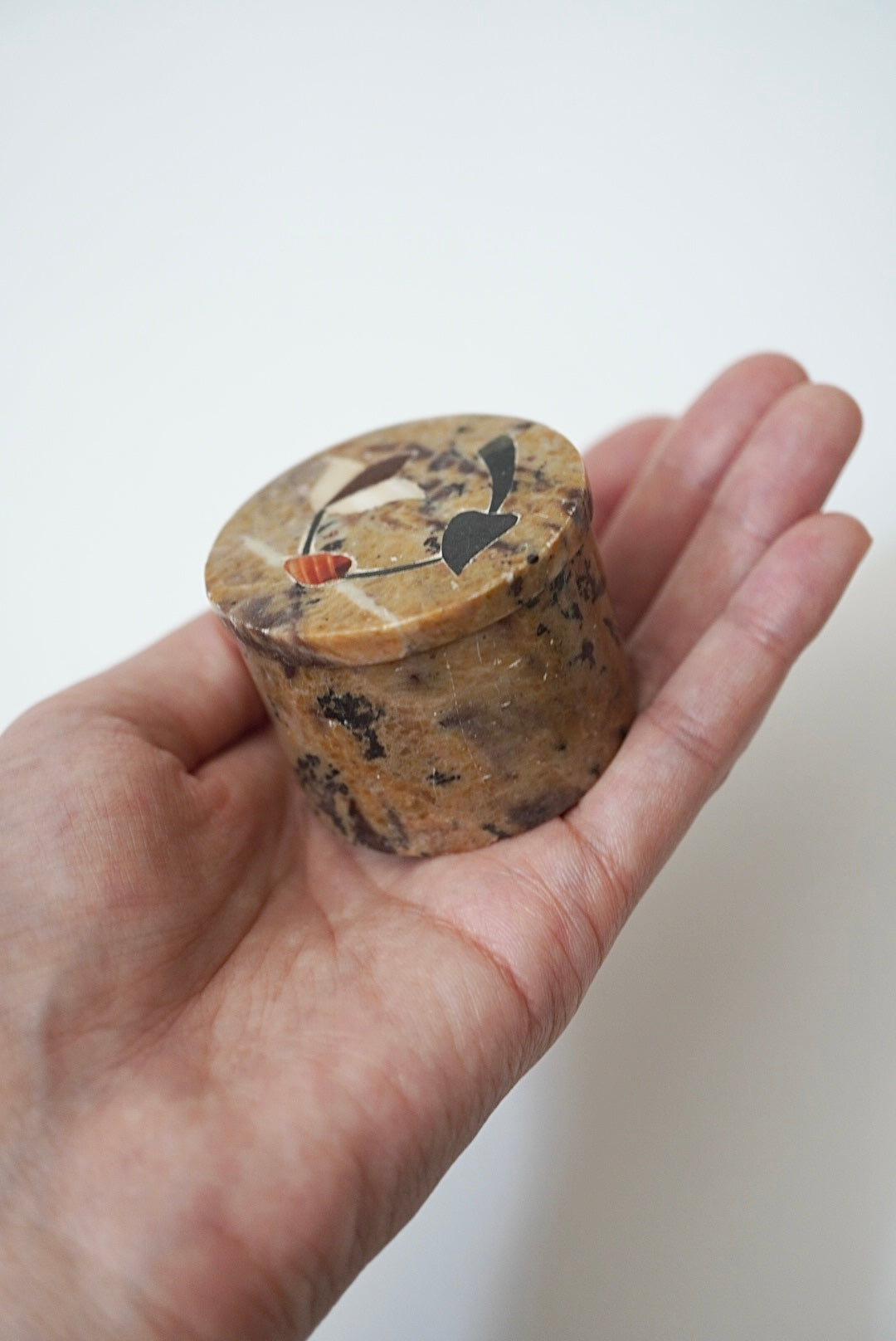 Stone Jewelry Case - Circle