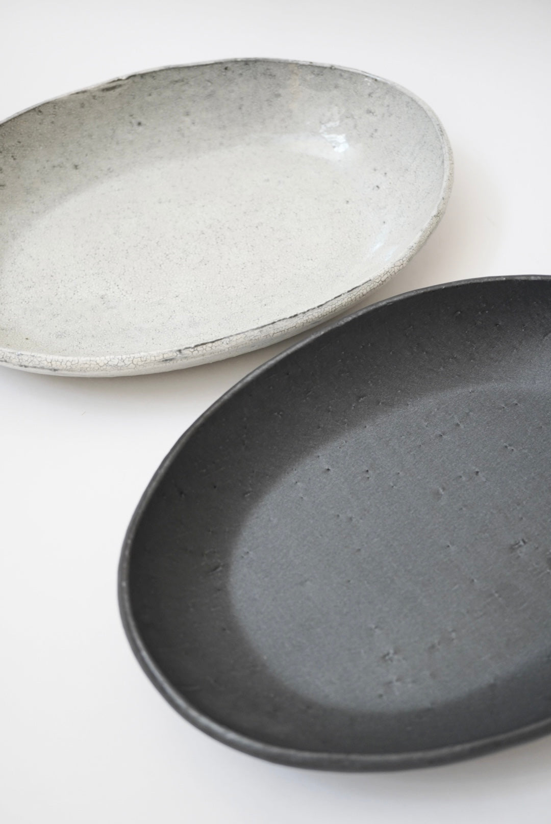 たたら 楕円皿 銀鉄 / TATARA Oval Plate