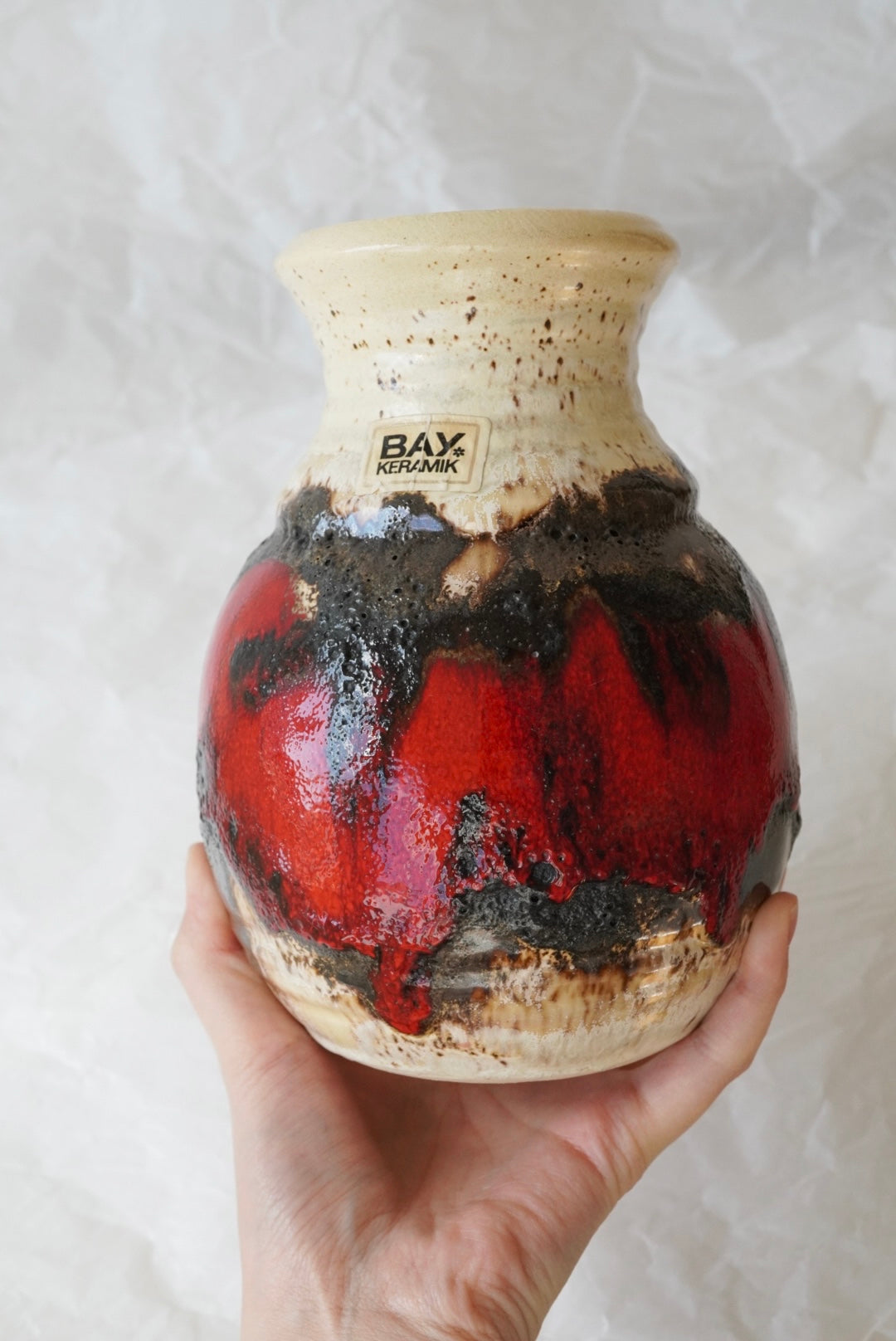 Passionate Red Vase
