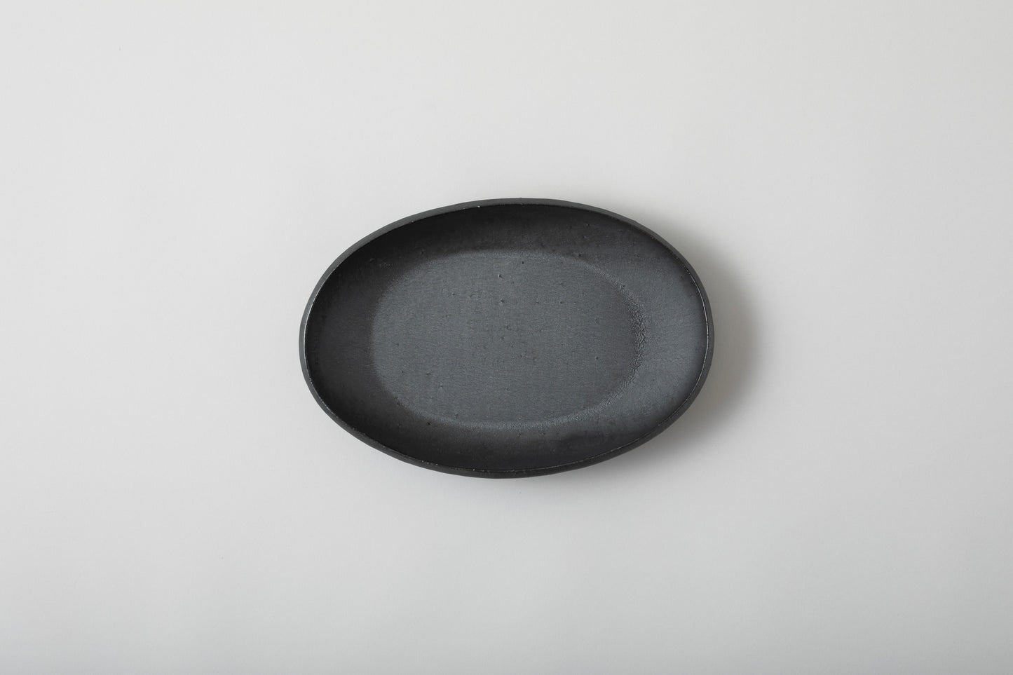 たたら 楕円皿 銀鉄 / TATARA Oval Plate