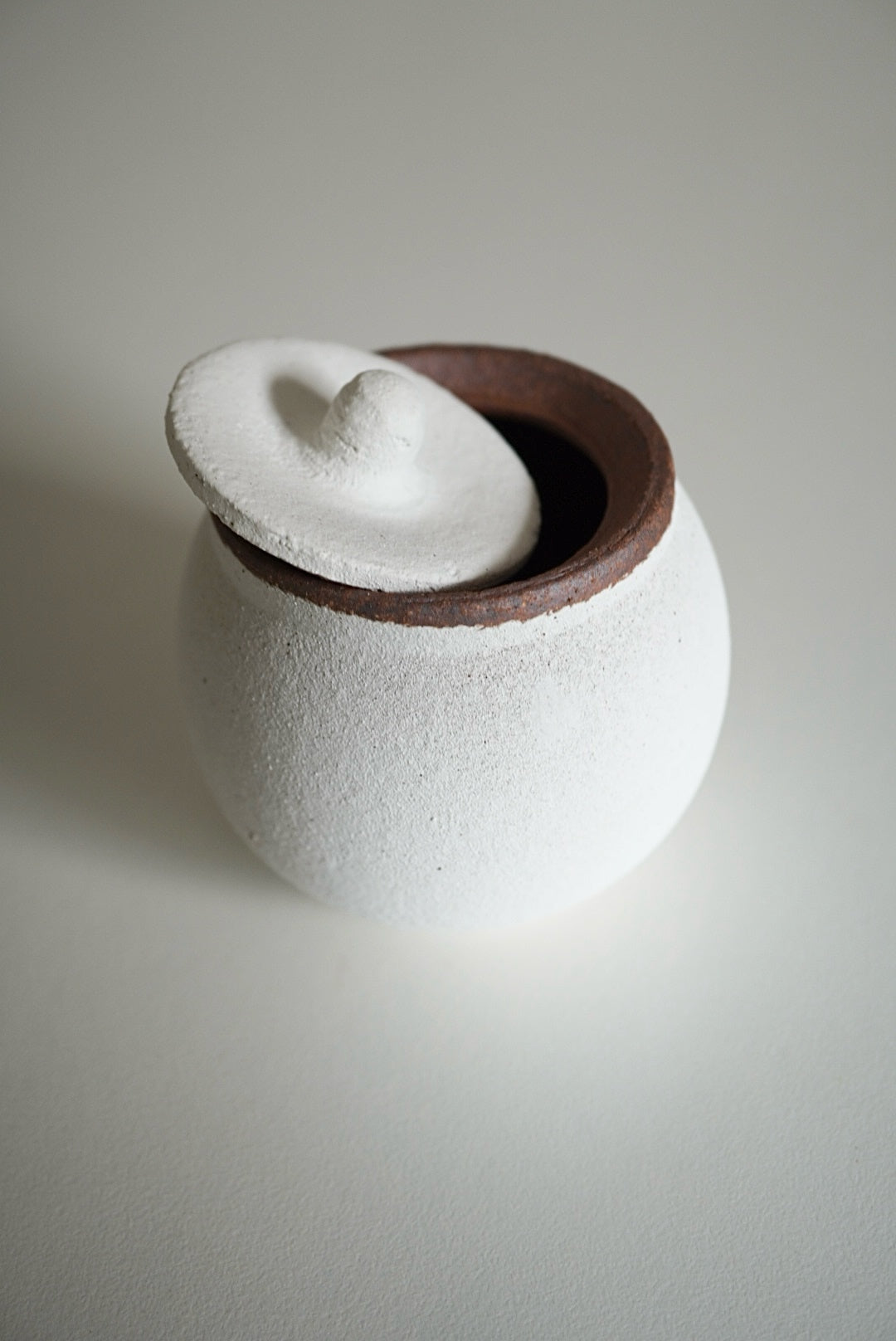 Stay-Dry Salt Pot / さらさら塩壺｜信楽焼