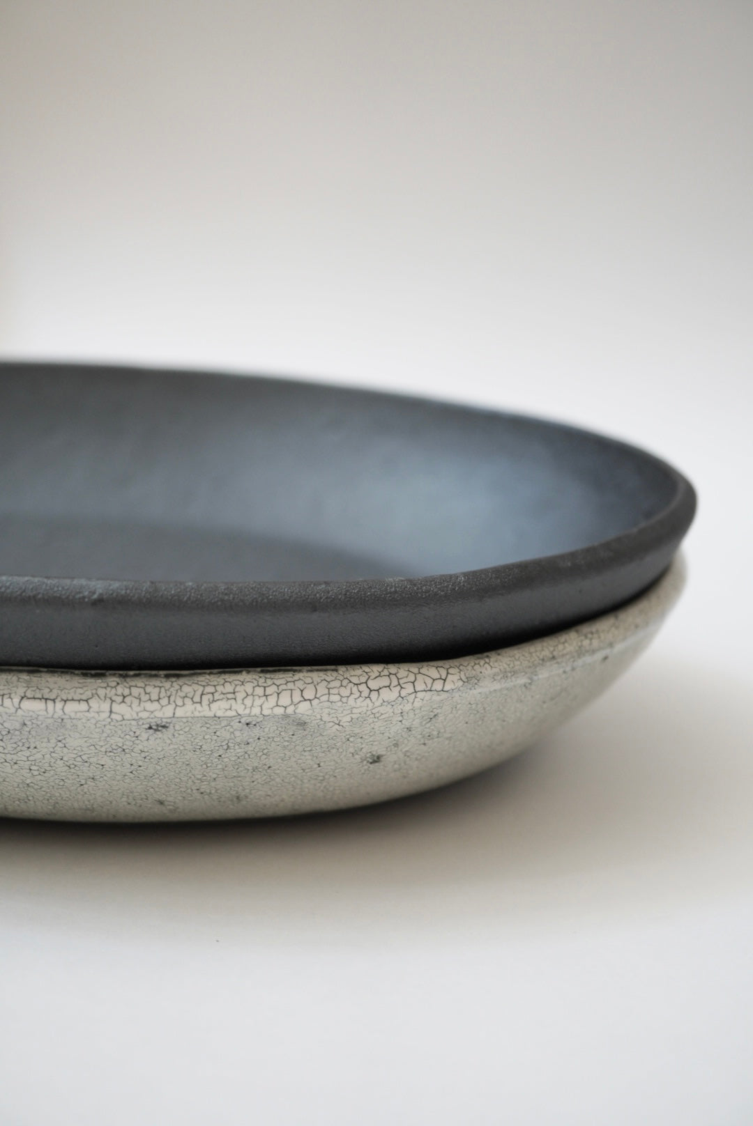 たたら 楕円皿 銀鉄 / TATARA Oval Plate