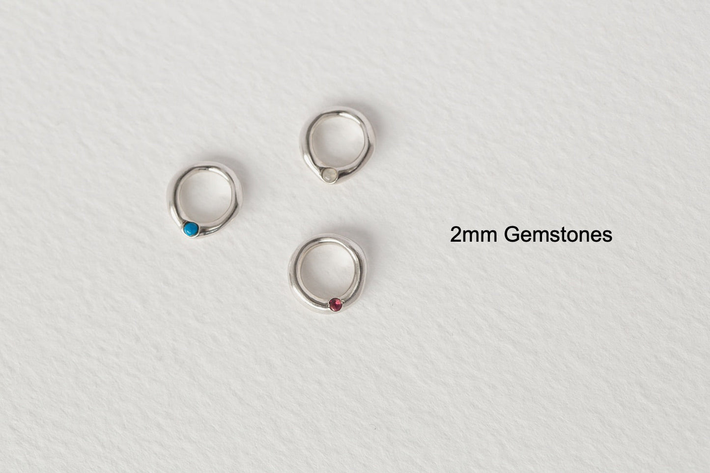 予約受注終了　Baby ring / custom-made / 2 gemstones