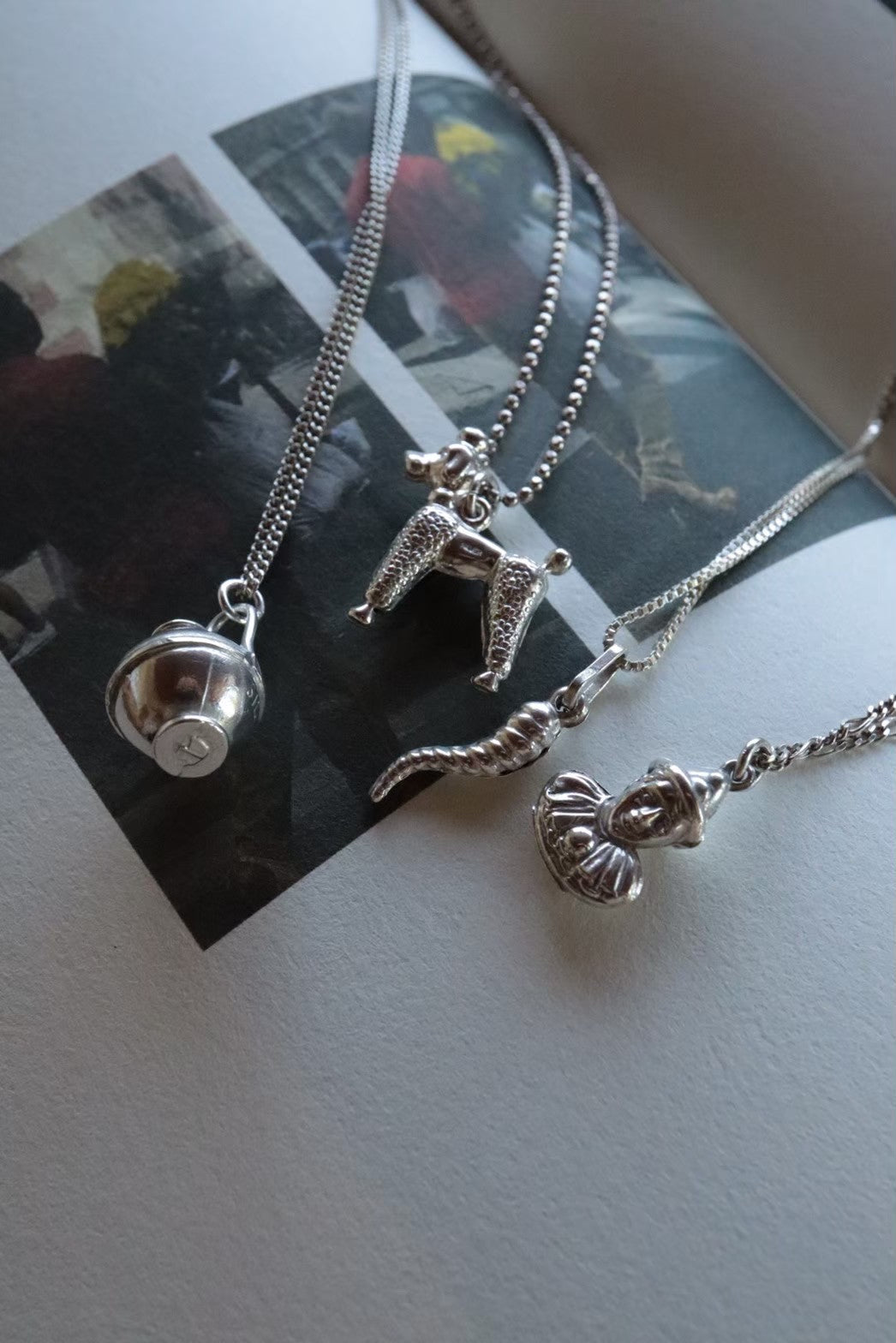 Lucky Silver Horn Necklace