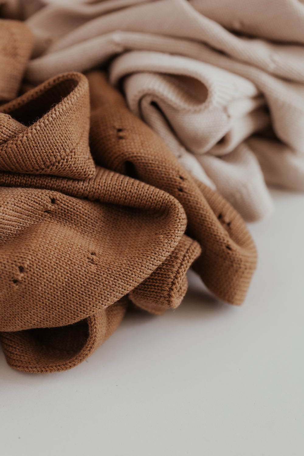 SOROR / Merino Wool Blanket / Warm beech