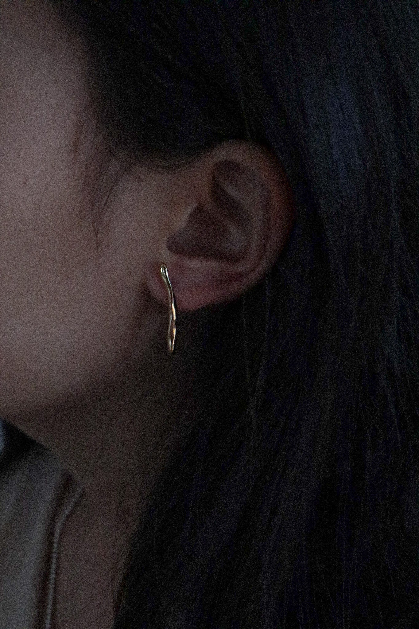 Twigs earrings / gold vermeil