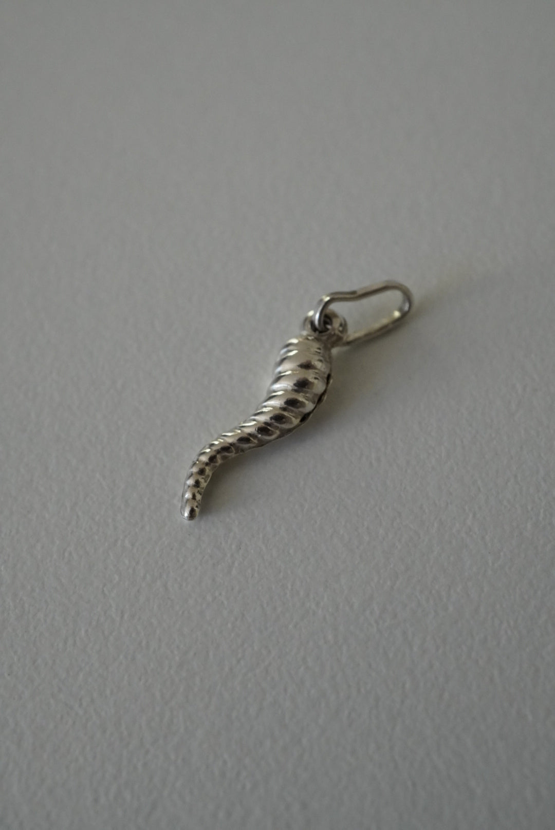 Lucky Silver Horn Necklace