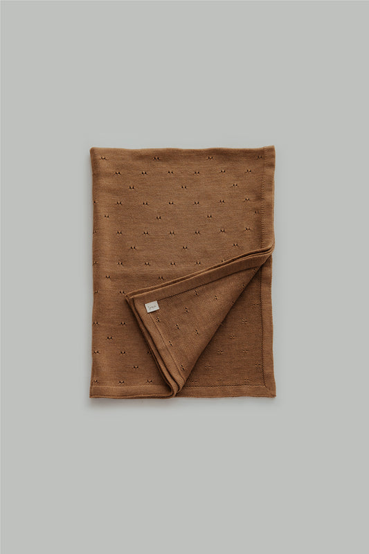 SOROR / Merino Wool Blanket / Warm beech