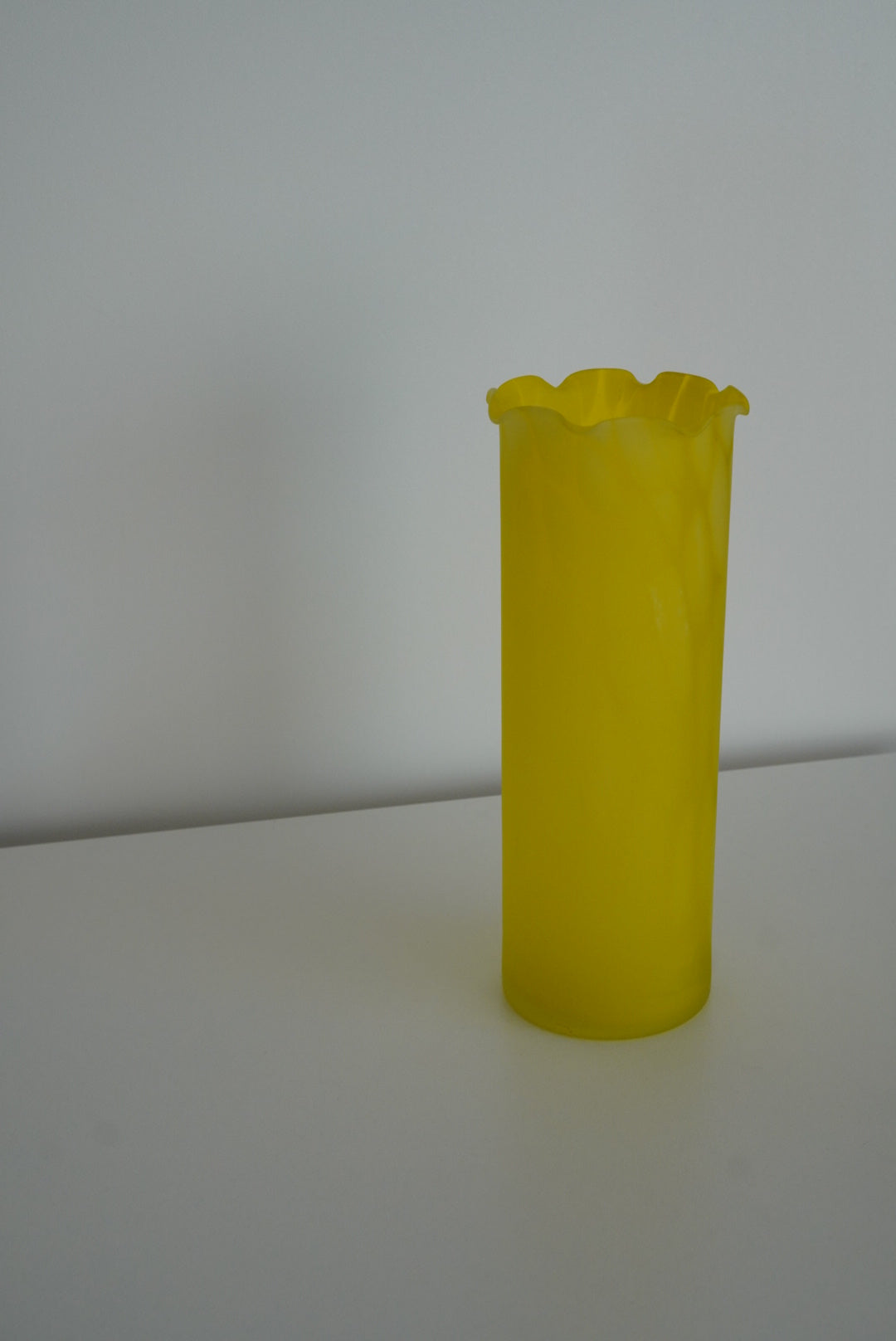 Yellow Retro Flower Vase