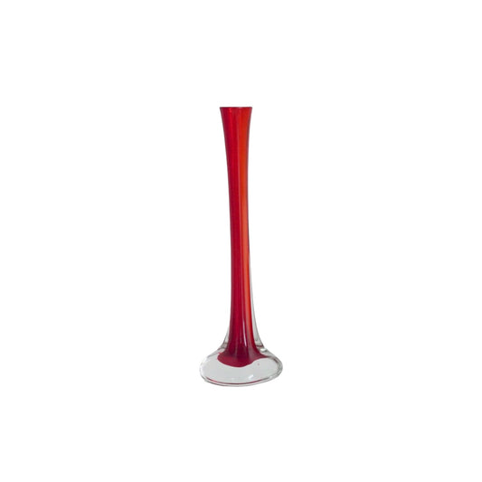 Red Skinny Vase