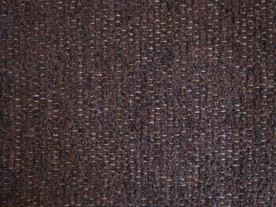 VILLA501 / Natural cotton rug / chocolate