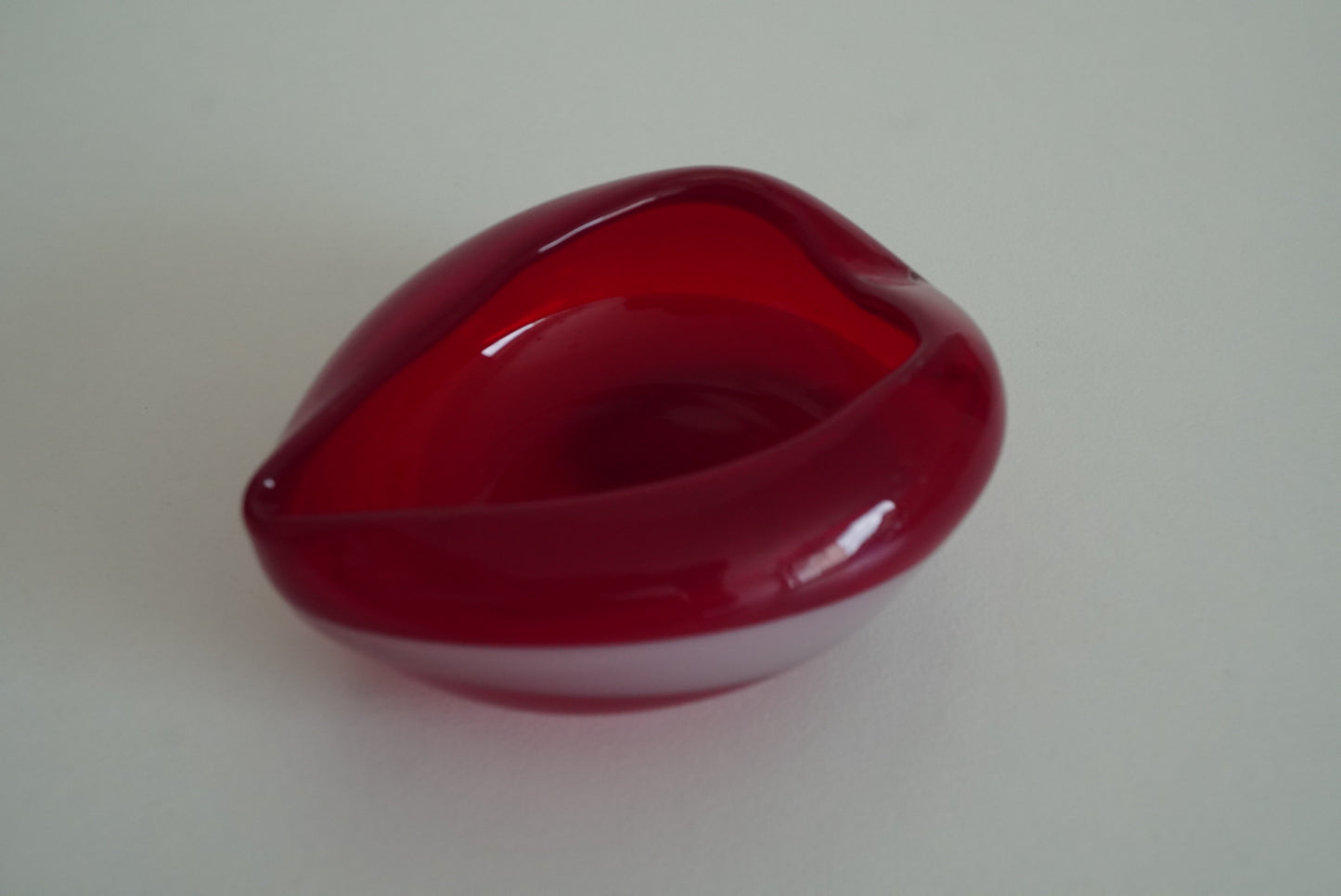 Red Glass Tray