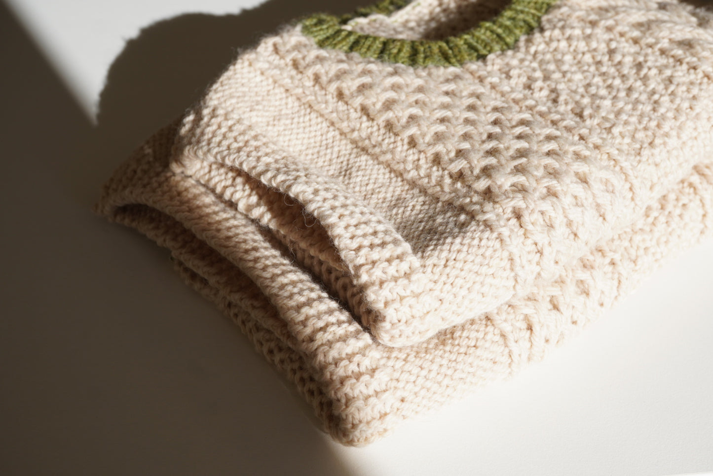 Handmade Aran Knit Vest