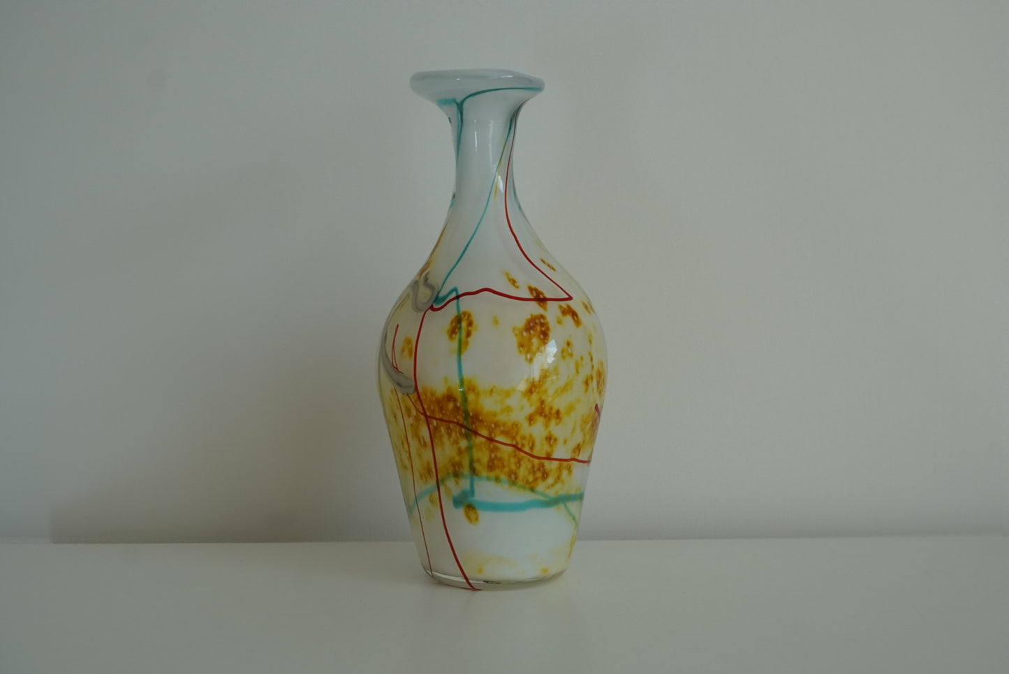 Milk White Glass Vase