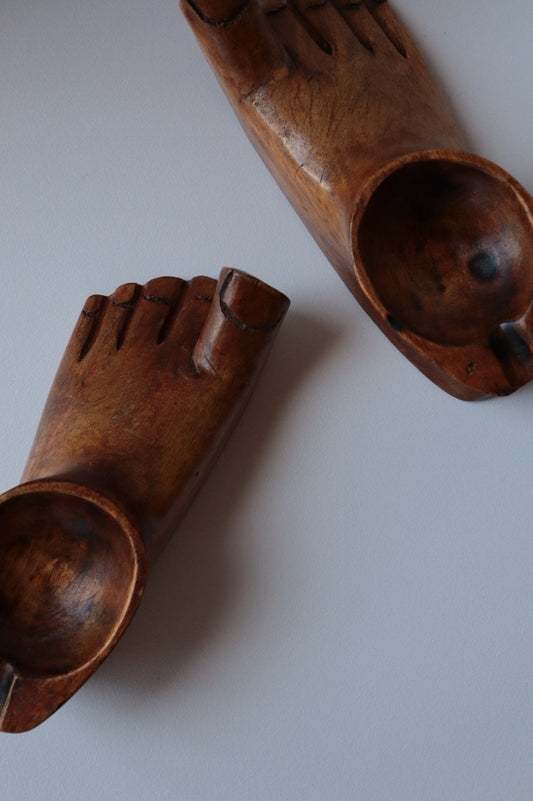 Wooden Feet Ashtray
