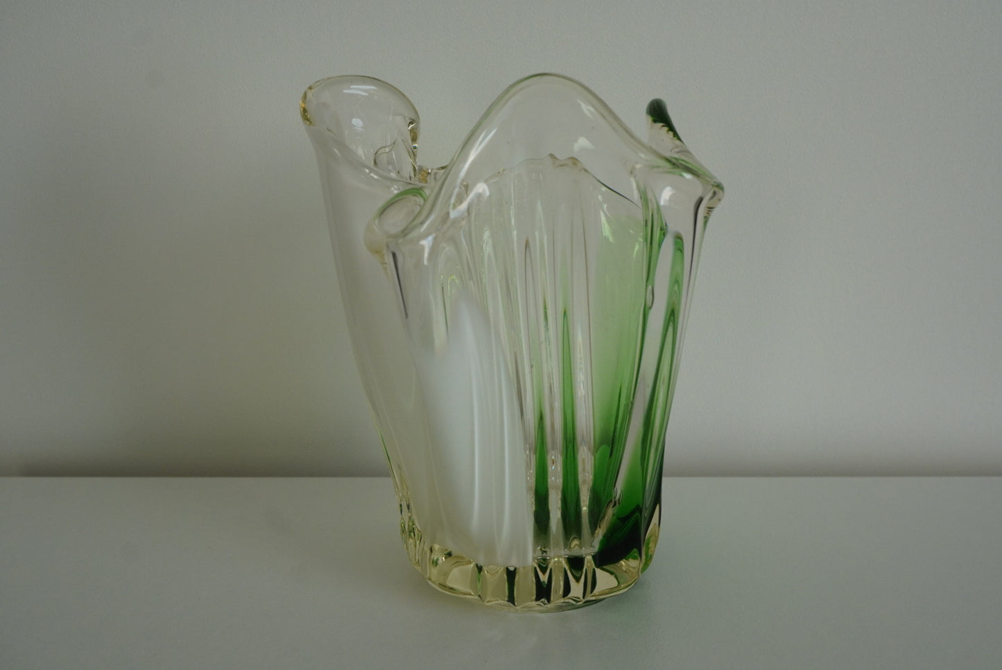 Art Glass Vase - Green