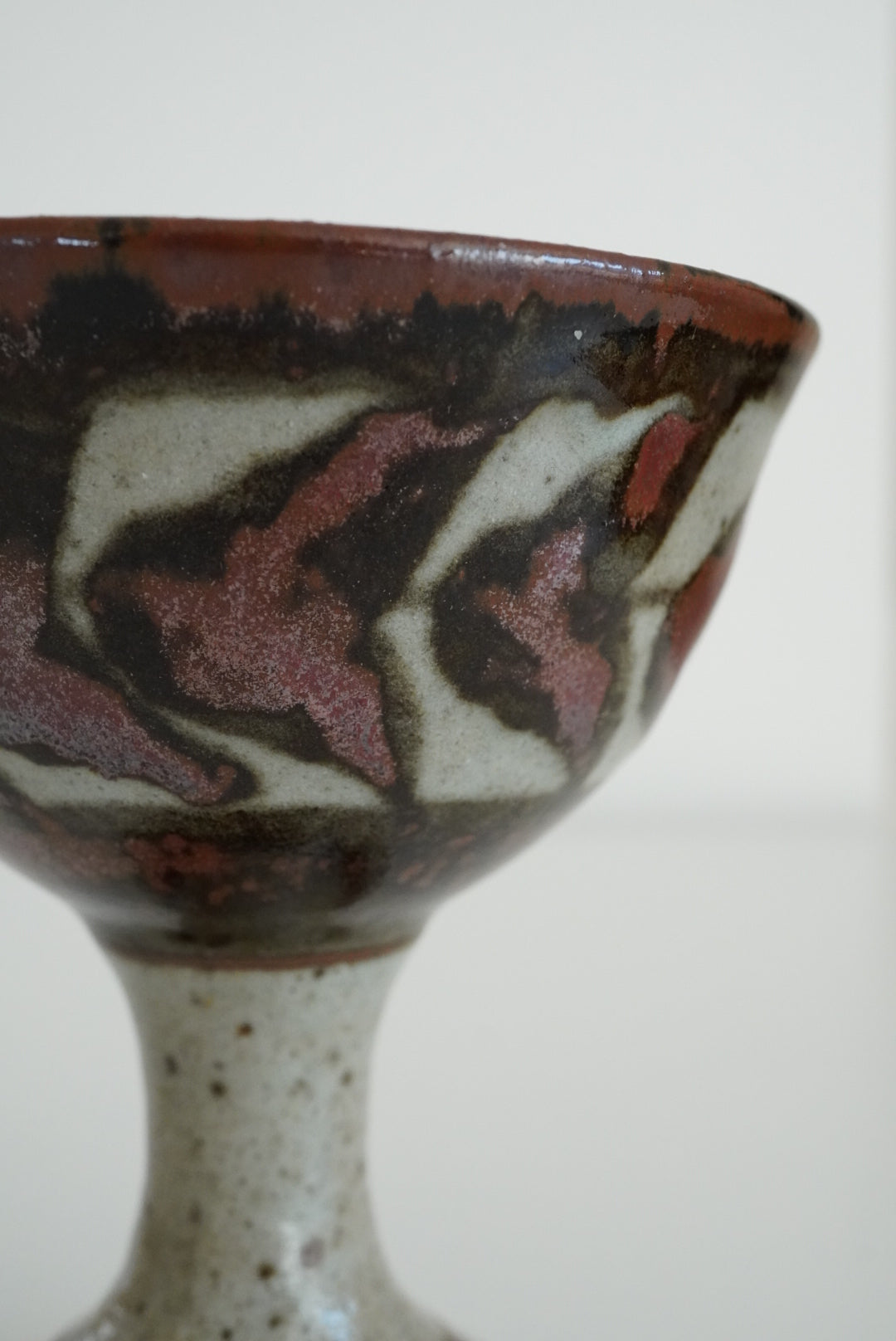 Pottery Wine Glass - Tulip