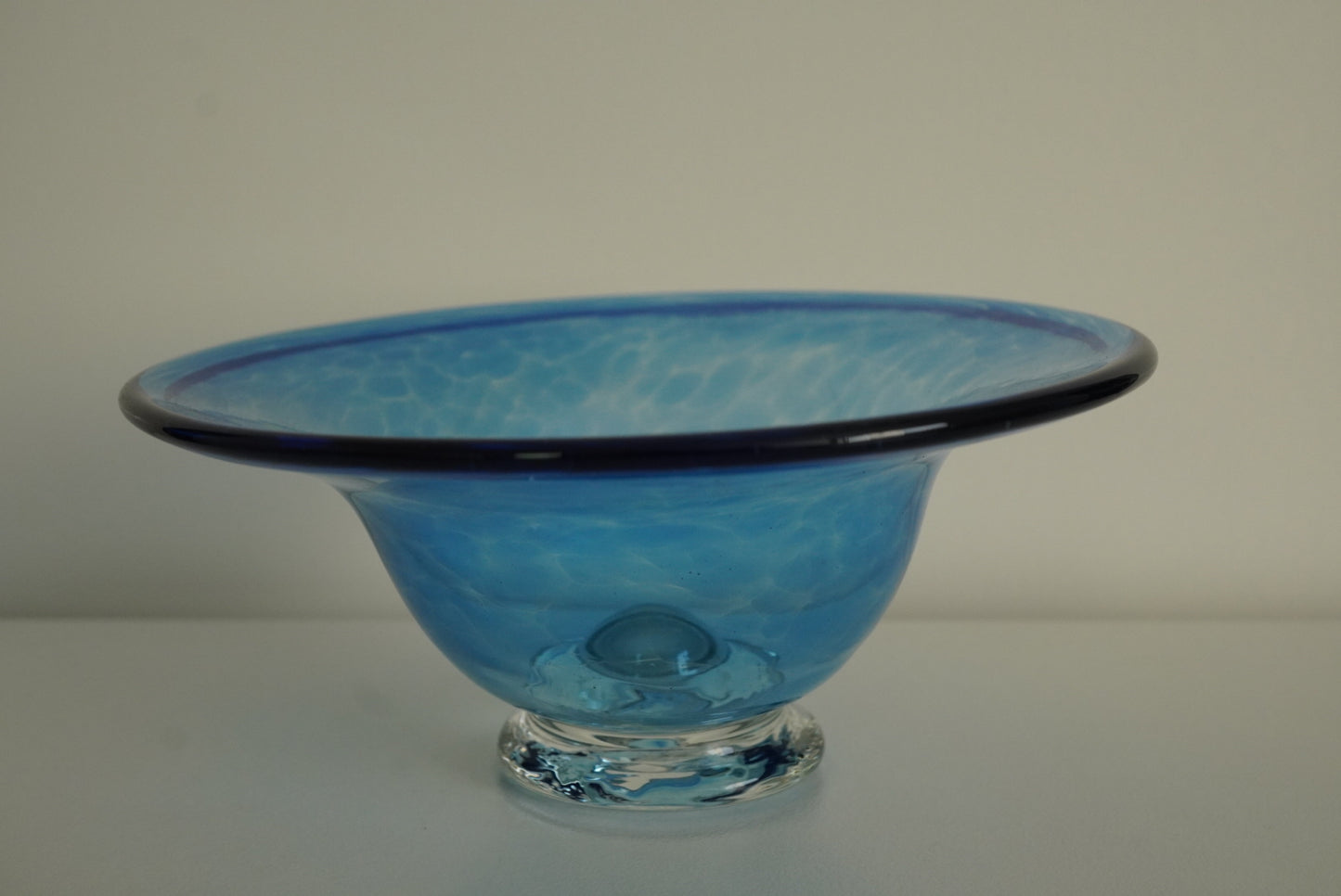 Art Glass Bowl - Blue