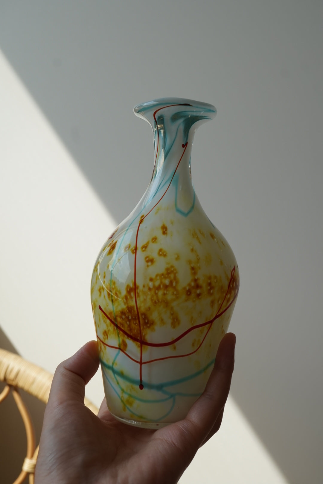Milk White Glass Vase