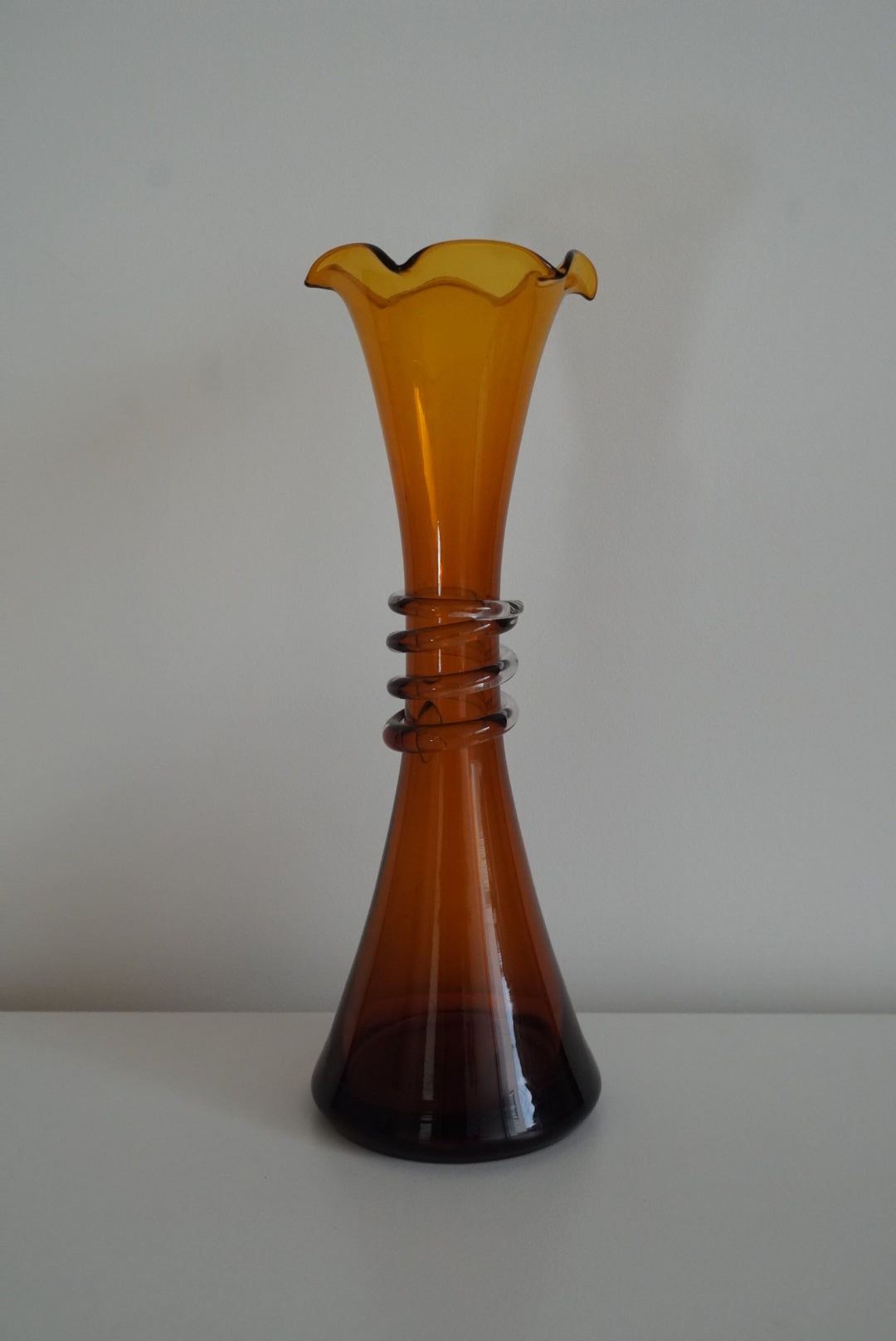 Flower Vase - Amber