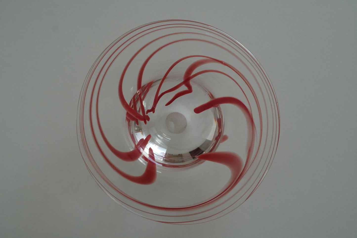 Art Glass Bowl - Red